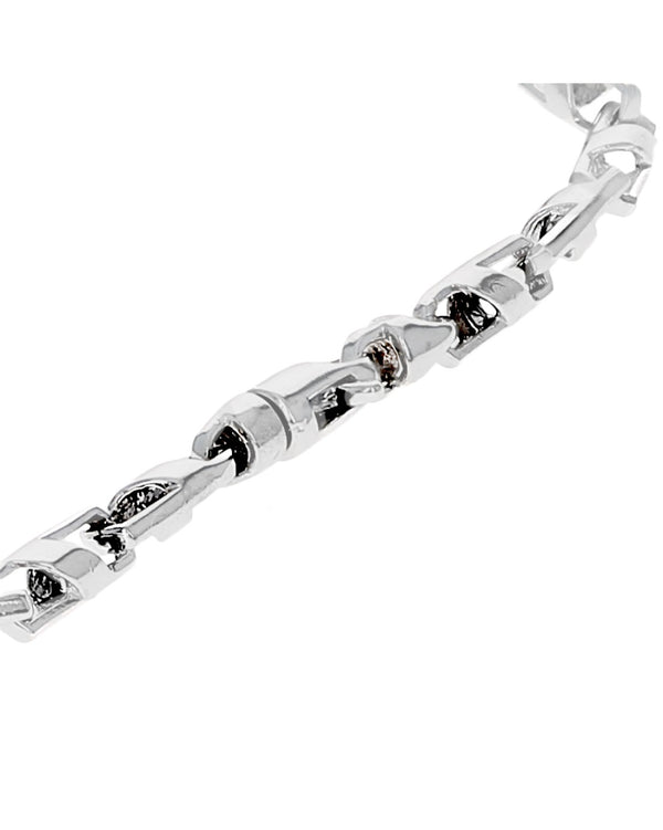 Custom Mariner Link Bracelet in White Gold