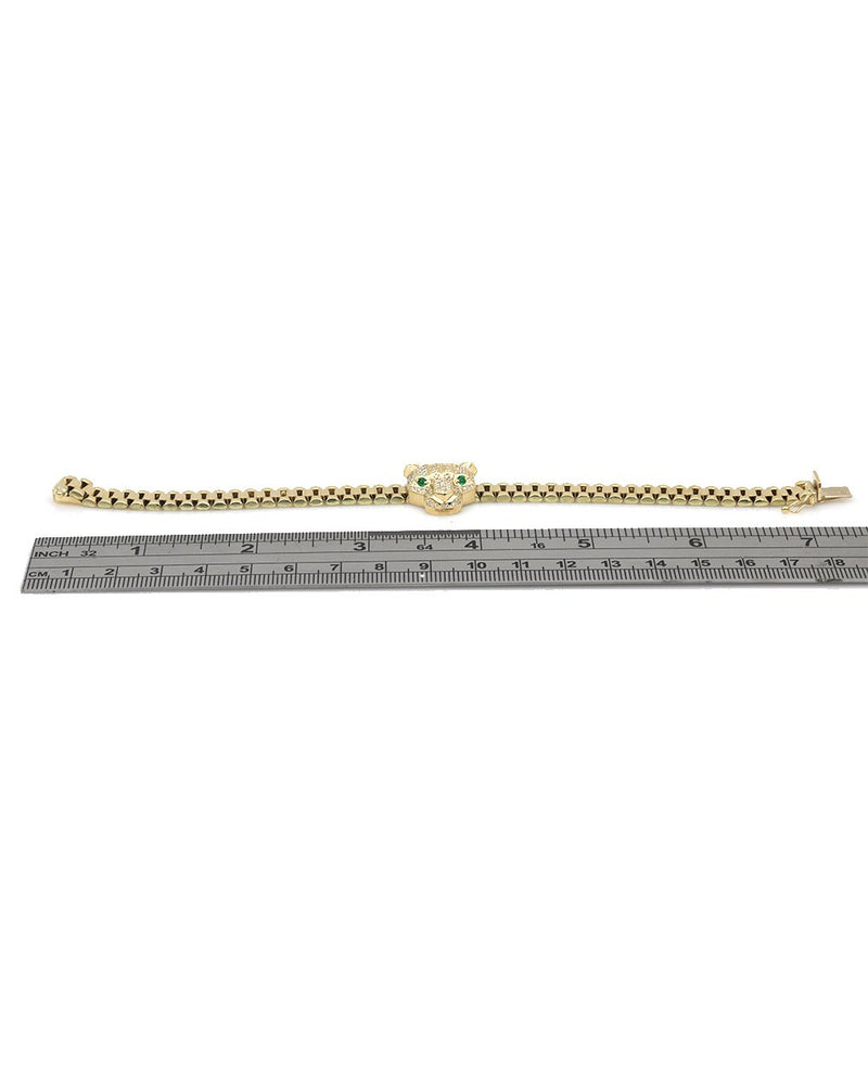 Effy 14ky Diamond Pave Panther Bracelet