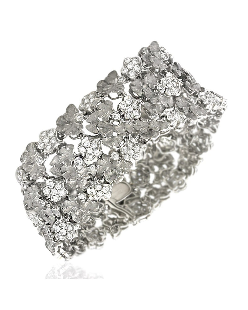 Carrera y Carrera Diamond Floral Bracelet