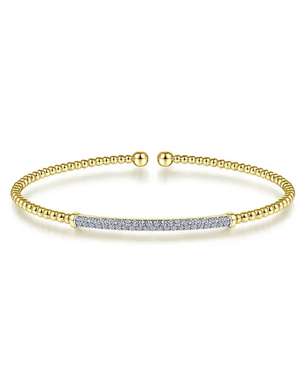 Gabriel & Co. Bujukan Diamond Bar Split Bangle