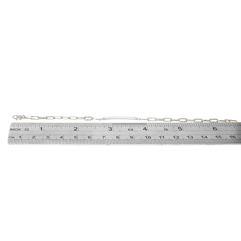 Gabriel & Co. Bujukan Collection Diamond Bar Bracelet in Yellow and White Gold
