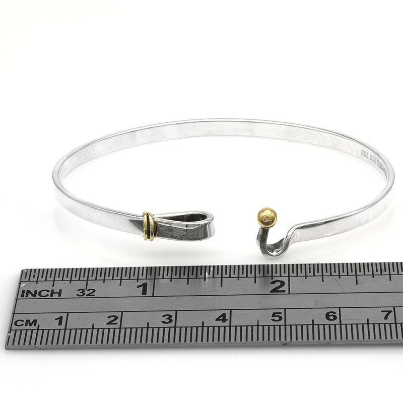 Tiffany & Co. Hook Buckle Bracelet in Gold and Silver