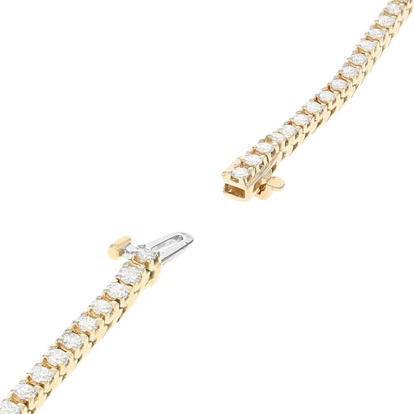 Round Diamond Inline Bracelet