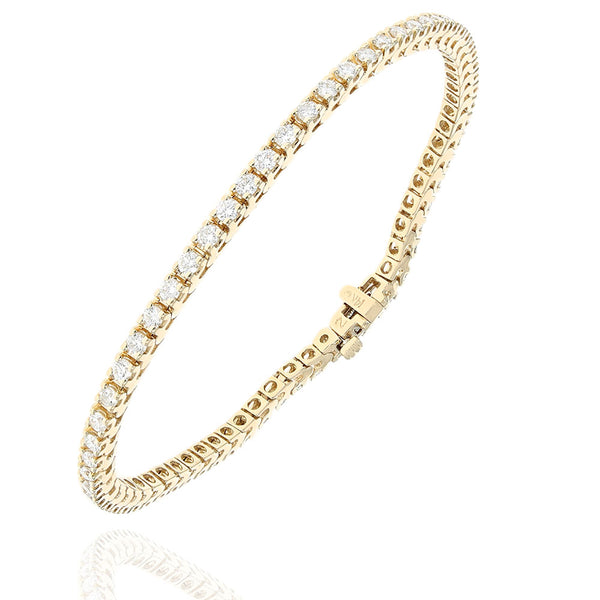 Round Diamond Inline Bracelet