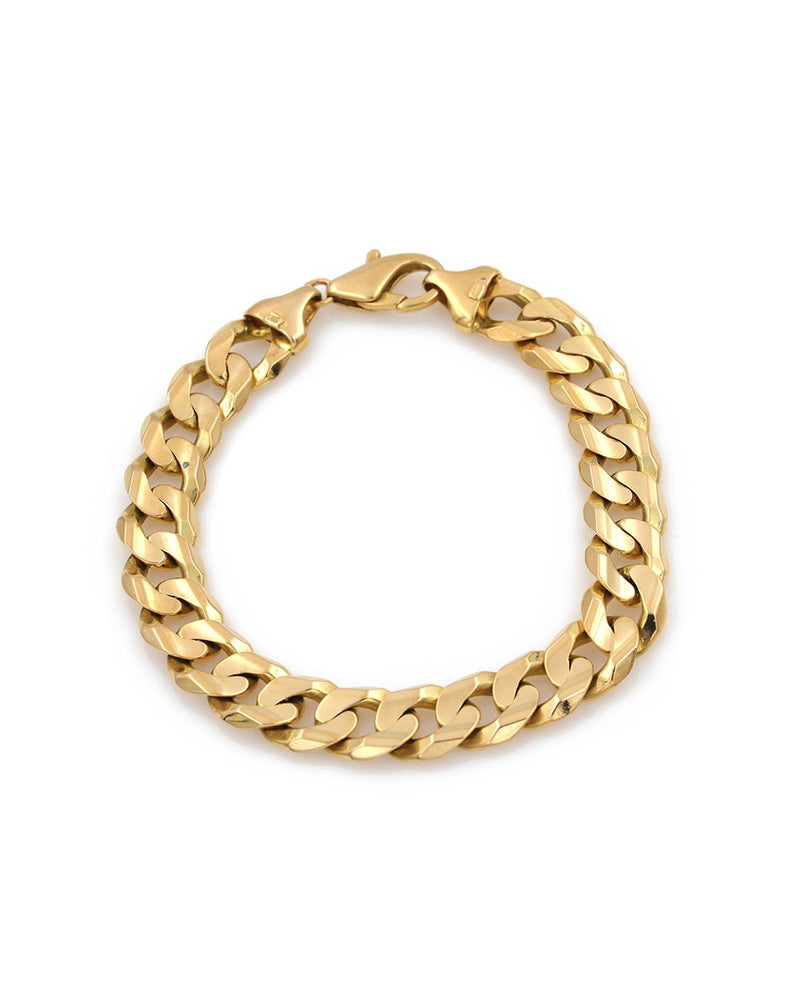 Gold Curb Link Bracelet