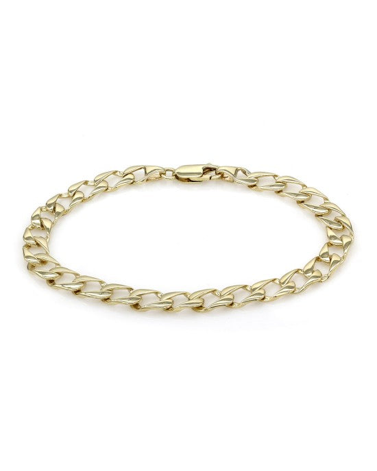 Curb Link Bracelet in Gold