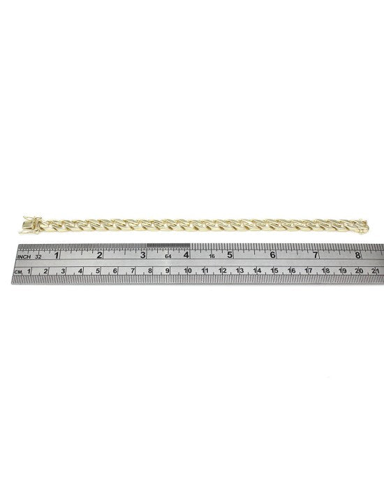 Curb Link Bracelet in Gold