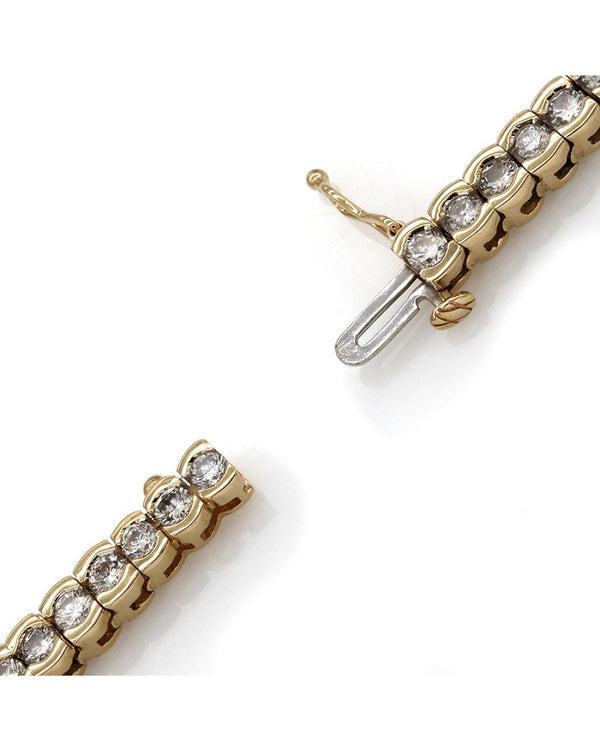 Diamond Inline Bracelet in Gold