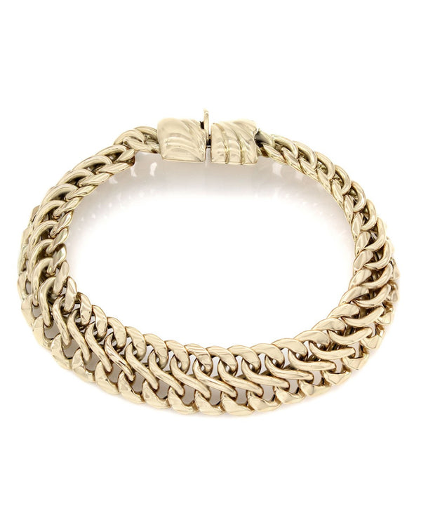 Curb Chain Bracelet in Gold