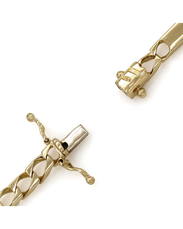 Curb Chain Bracelet in Gold