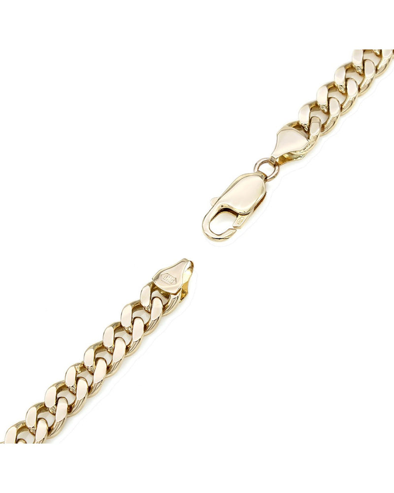 14KY Curb Link Engravable Bracelet