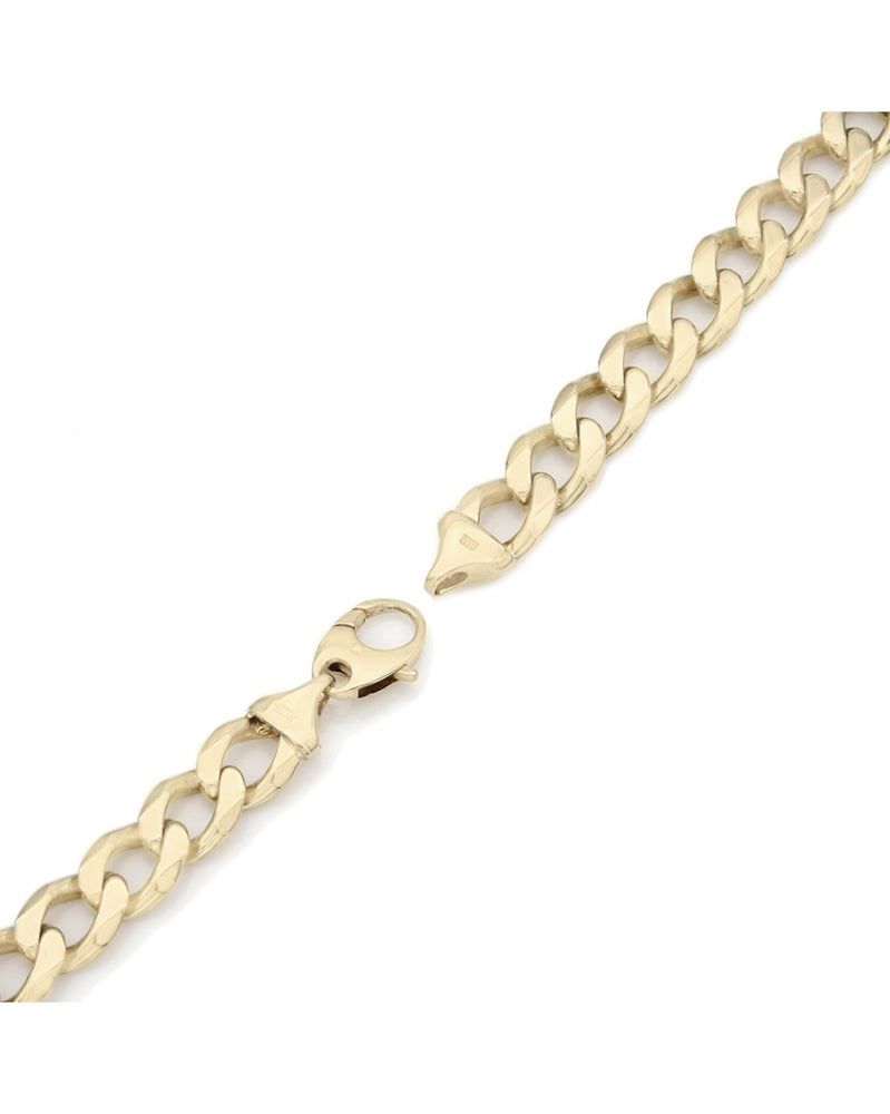 Curb Link Chain Bracelet in Gold