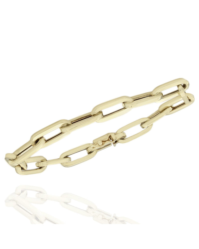 UnoAerre Elongated Oval Link Bracelet