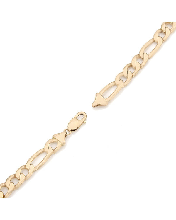 Gentlemans 14K Figaro Link Bracelet