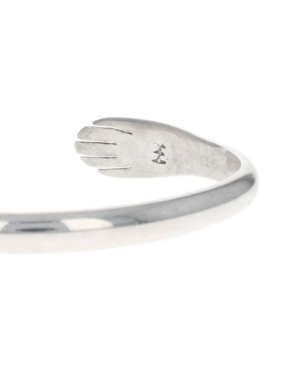 Paw Accent Cuff in Silver