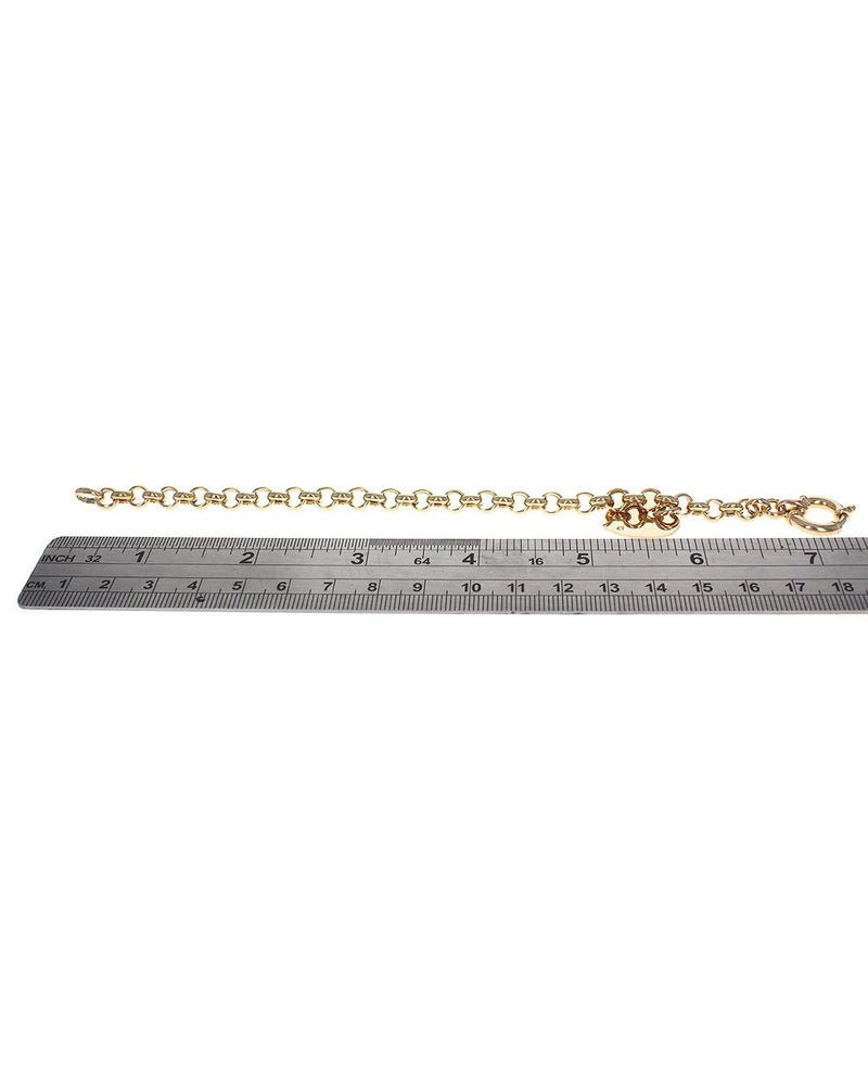 Heart Charm Rolo Chain Bracelet