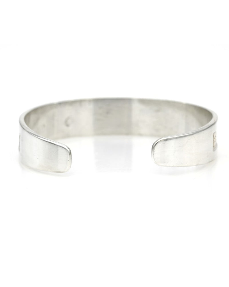 Gold and Silver Milgrain Etched Cuff