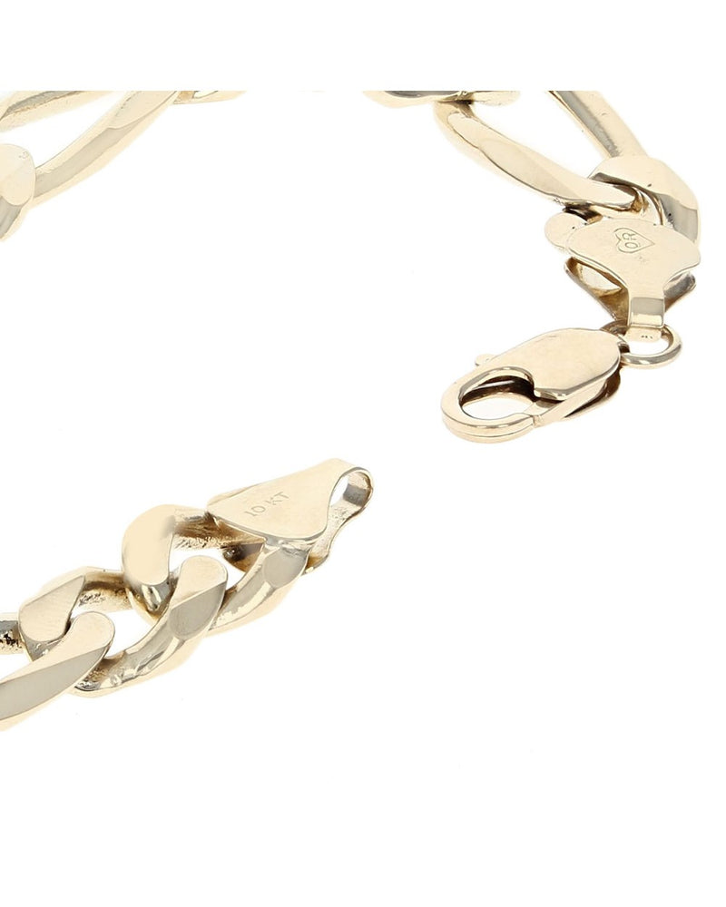 Flat Figaro Link Chain Bracelet