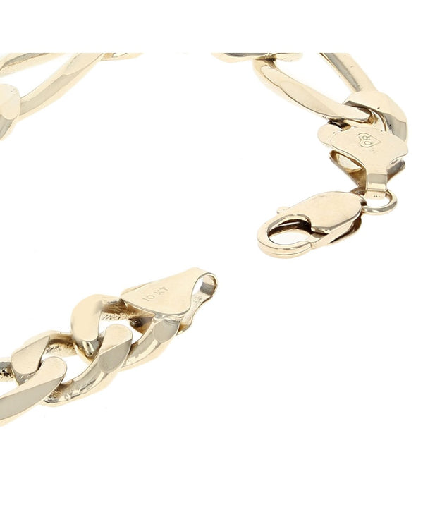 Flat Figaro Link Chain Bracelet