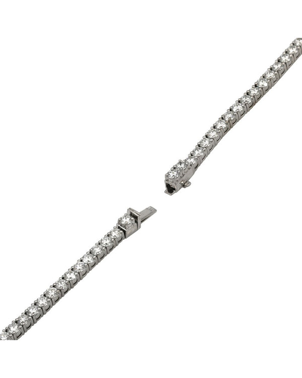 Diamond Inline Bracelet in 18K White Glod