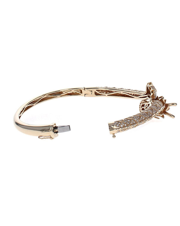 Effy Safari Diamond Pave Bypass Dragon Bangle