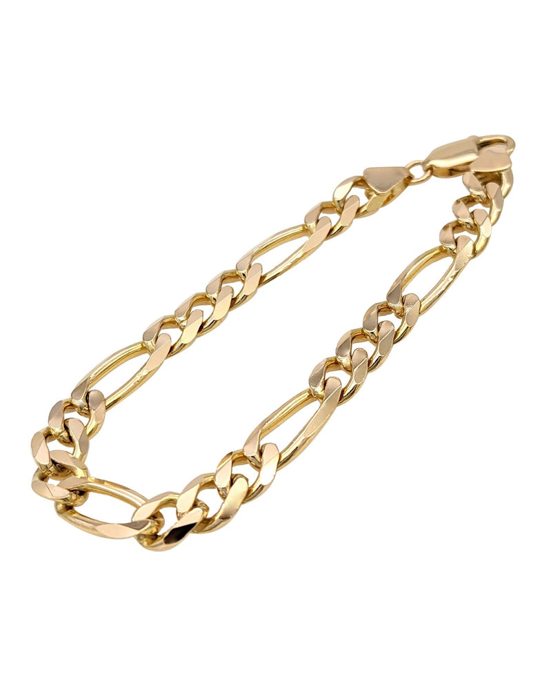 Figaro Link Chain Bracelet