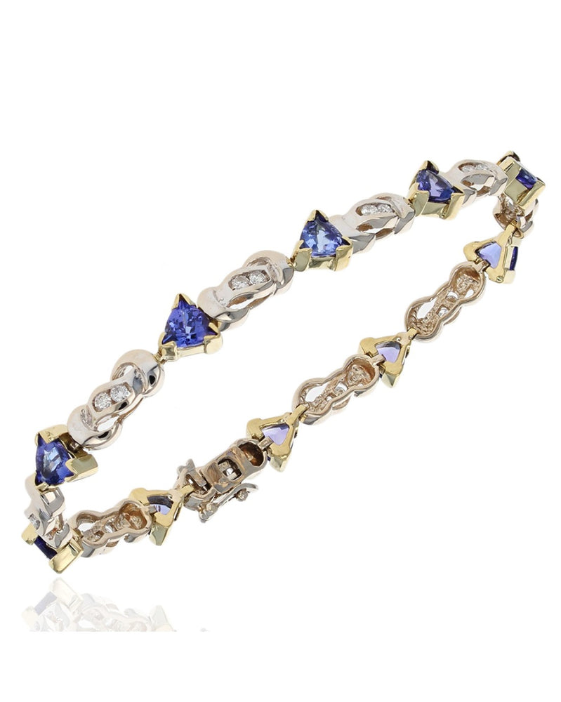 LeVian Tanzanite and Diamond Bracelet