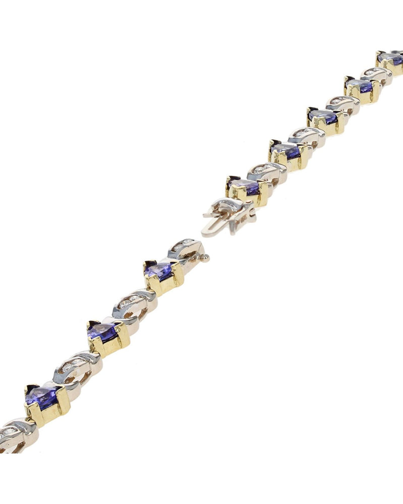 LeVian Tanzanite and Diamond Bracelet