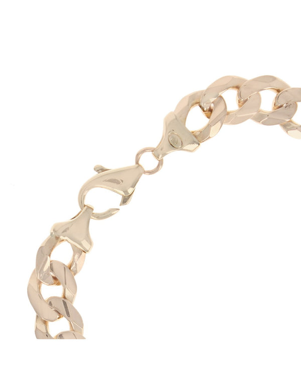 Curb Chain Bracelet in Yellow Gold