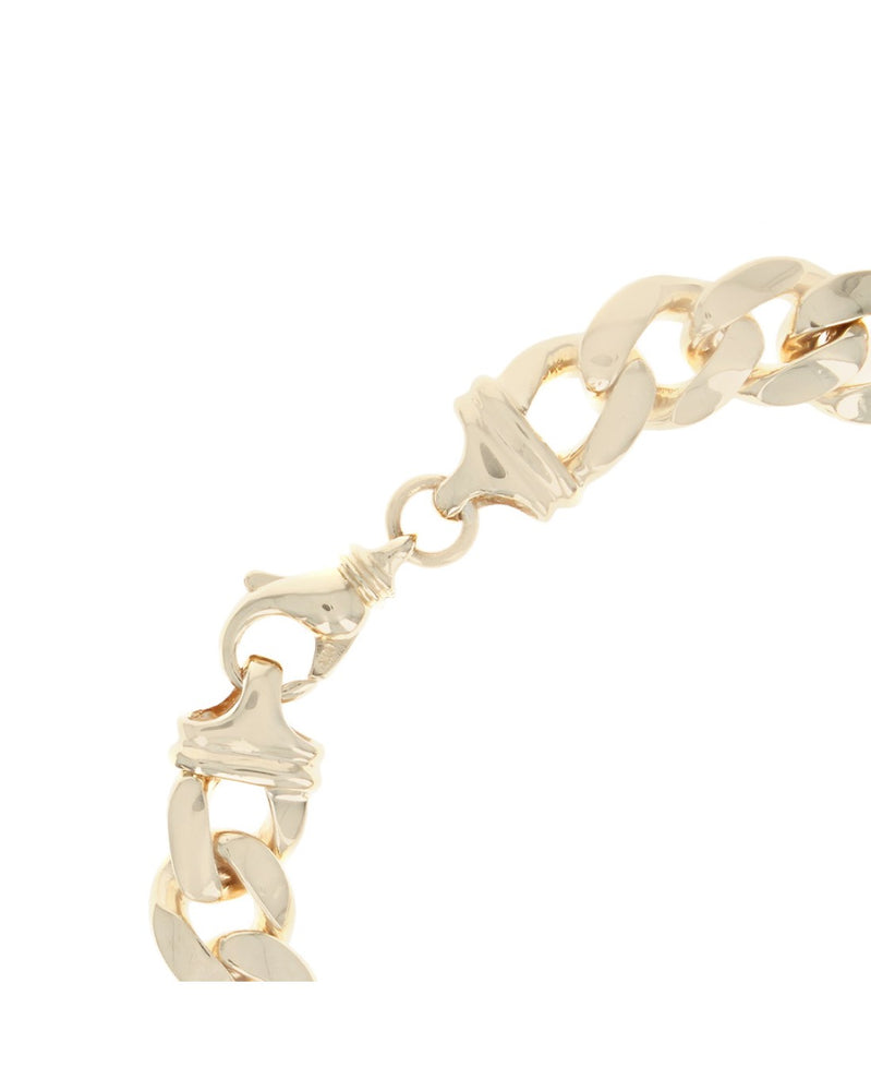 Curb Chain Bracelet in Yellow Gold