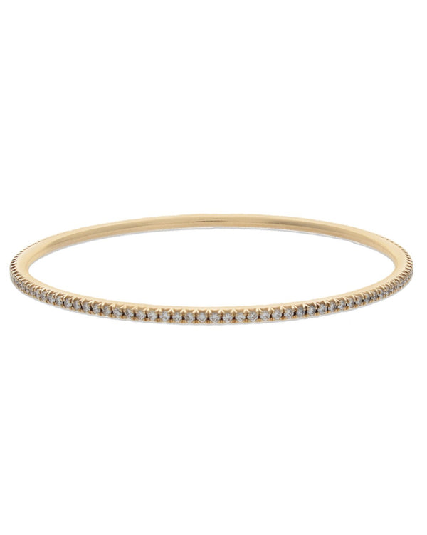 Tiffany & Co. Metro Collection Diamond Bangle Bracelet in Yellow Gold