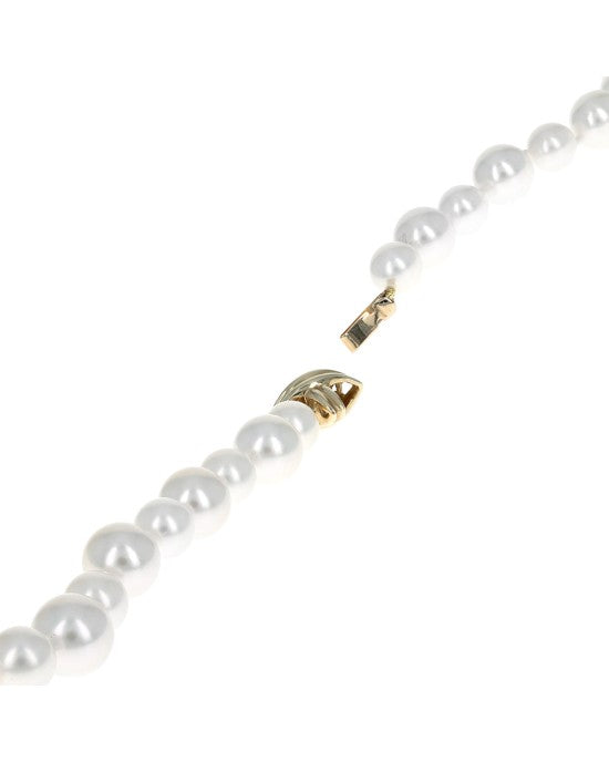 Akoya Pearl Bracelet with X Clasp