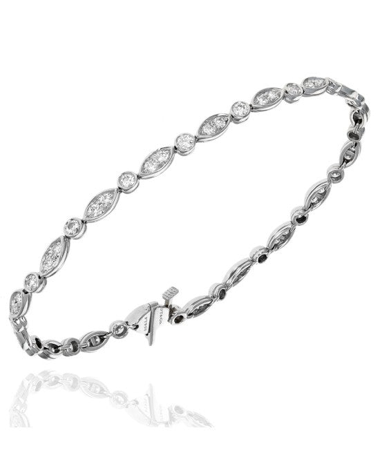 Tiffany & Co. Jazz Collection Diamond Inline Bracelet