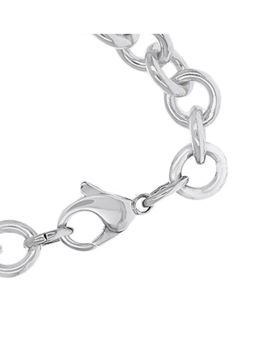 Return to Tiffany Oval Tag Bracelet in Sterling Silver