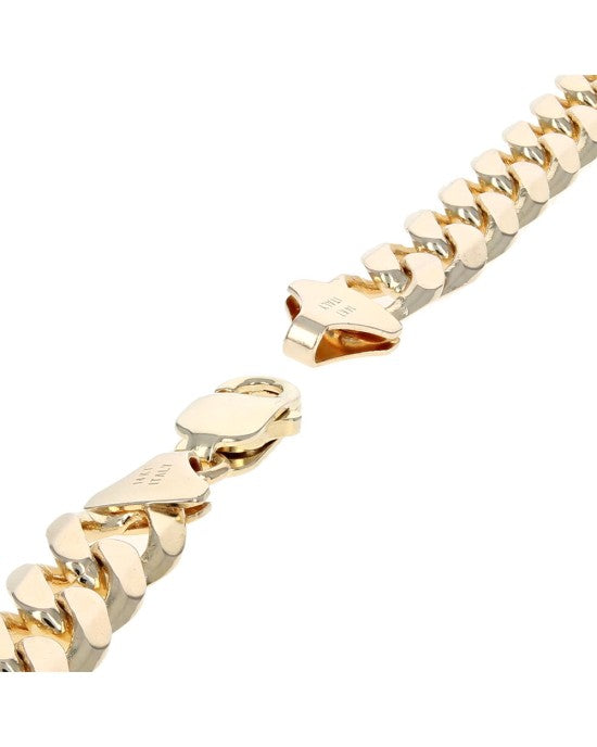 Curb Chain Bracelet in Yellow Gold