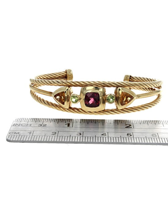 David Yurman Confetti Mixed Gem Cuff