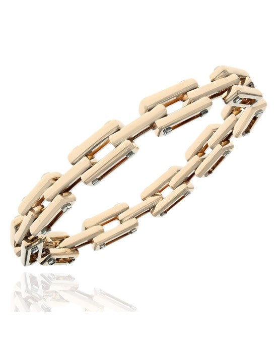 Gauthier Gentleman's Triple Bar Link Bracelet