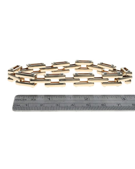 Gauthier Gentleman's Triple Bar Link Bracelet