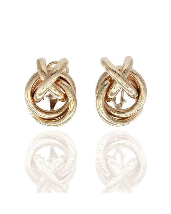 Doorknocker Earrings in Gold