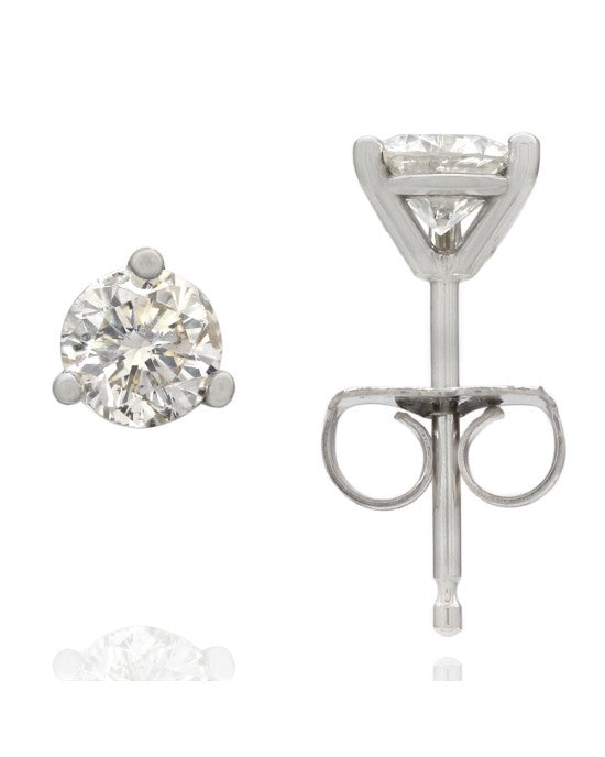 14KW Diamond Martini Stud Earrings