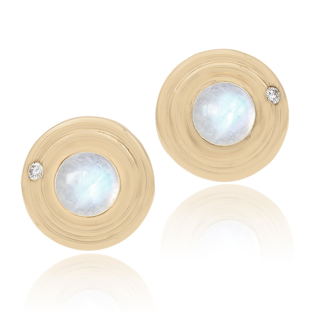 Gauthier Moonstone and Diamond Accent Earrings