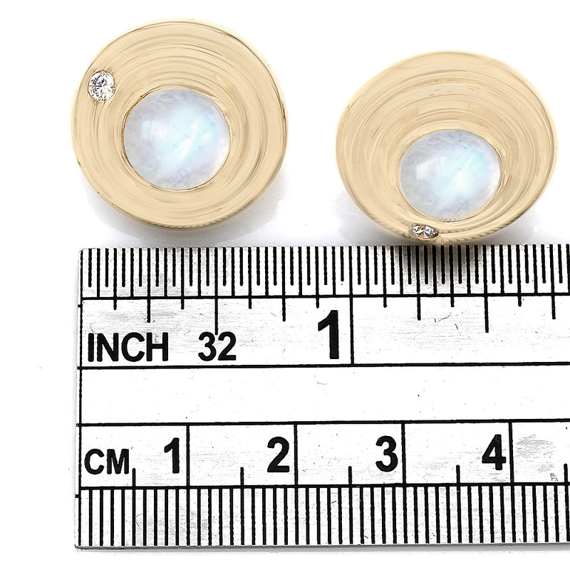 Gauthier Moonstone and Diamond Accent Earrings