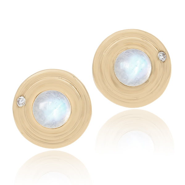 Gauthier Moonstone and Diamond Accent Earrings