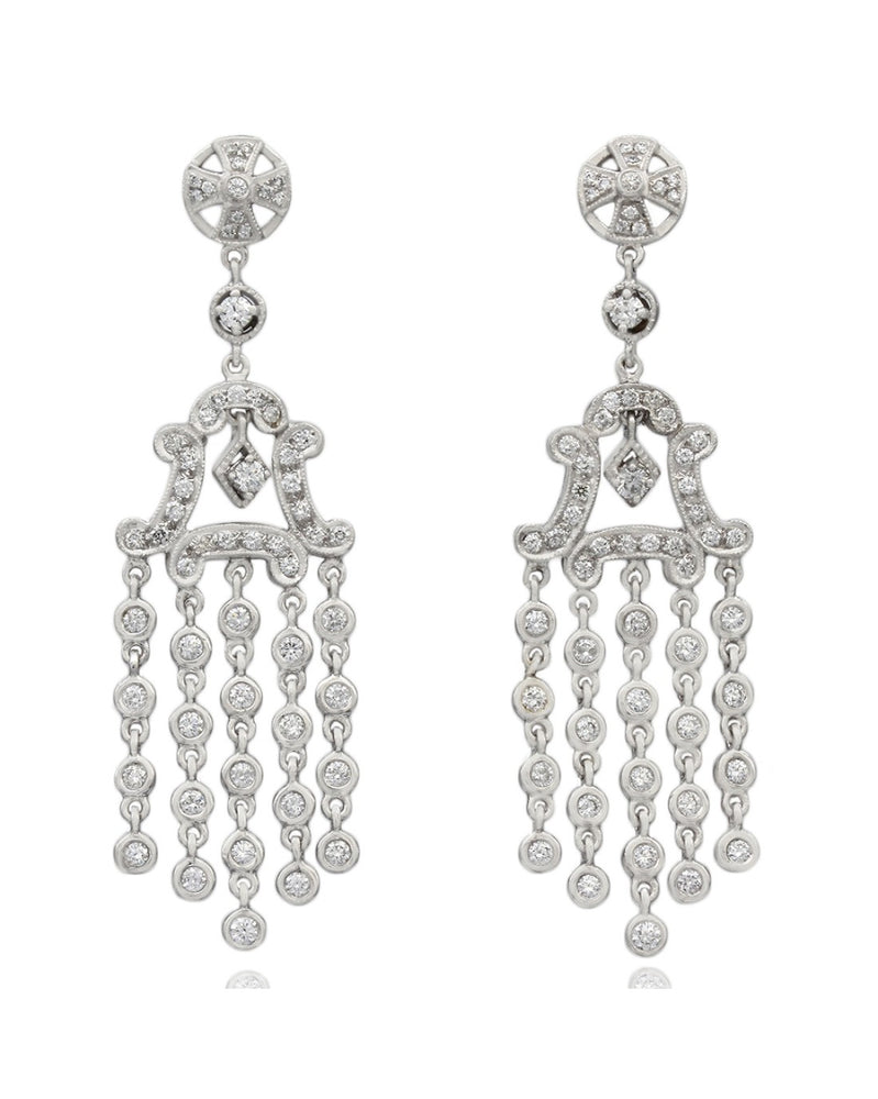 18K Diamond Chandelier Earrings