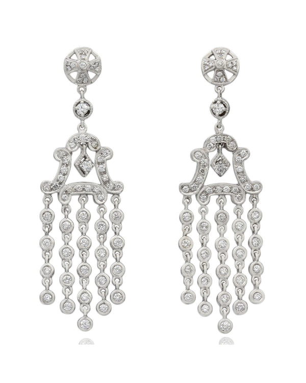 18K Diamond Chandelier Earrings