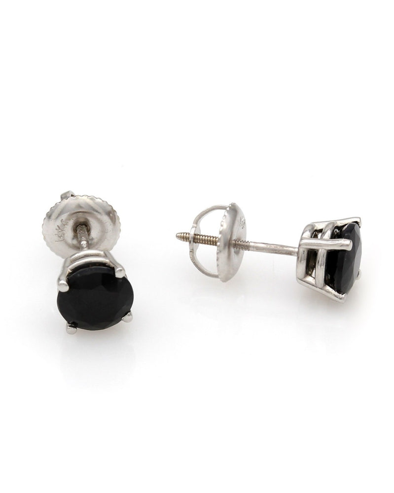Sapphire Screwback Stud Earrings