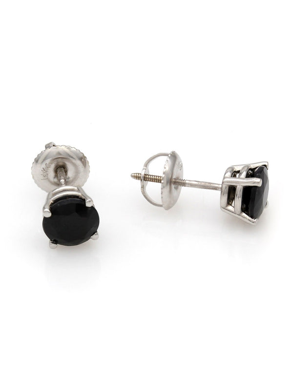 Sapphire Screwback Stud Earrings