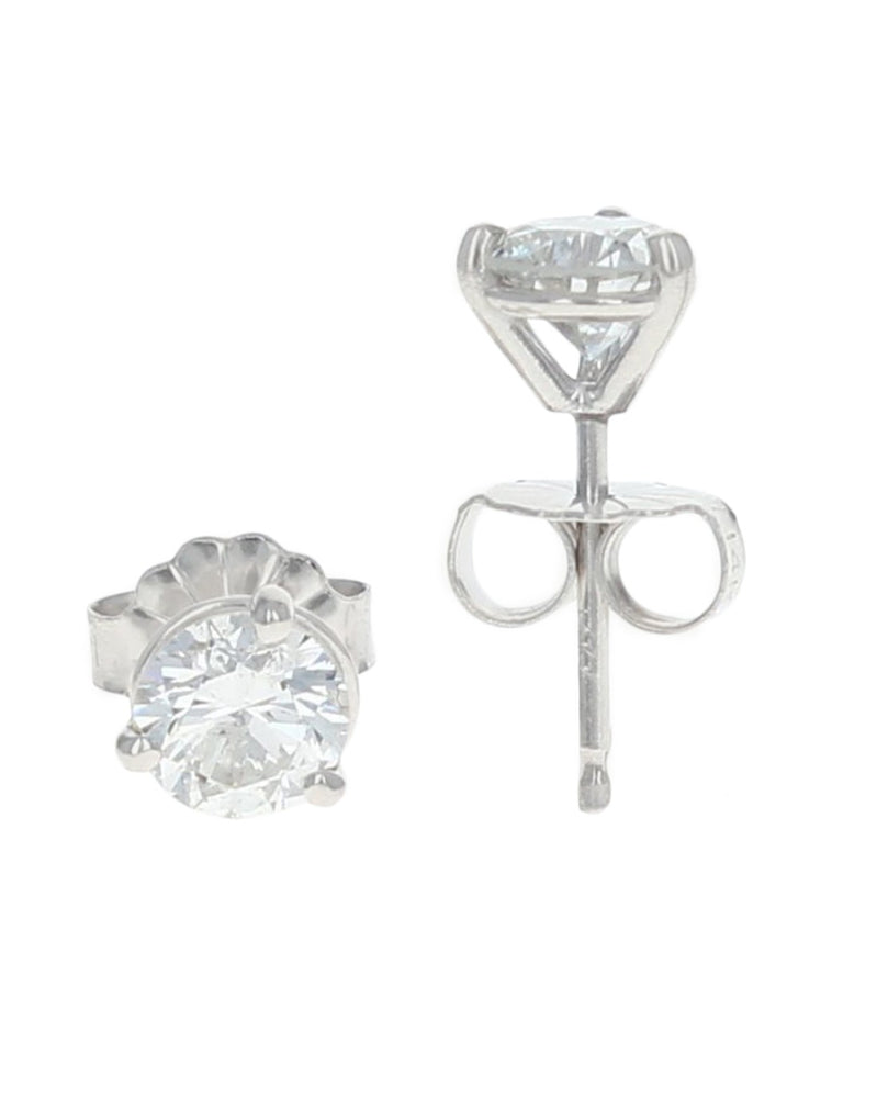 Diamond Martini Stud Earrings