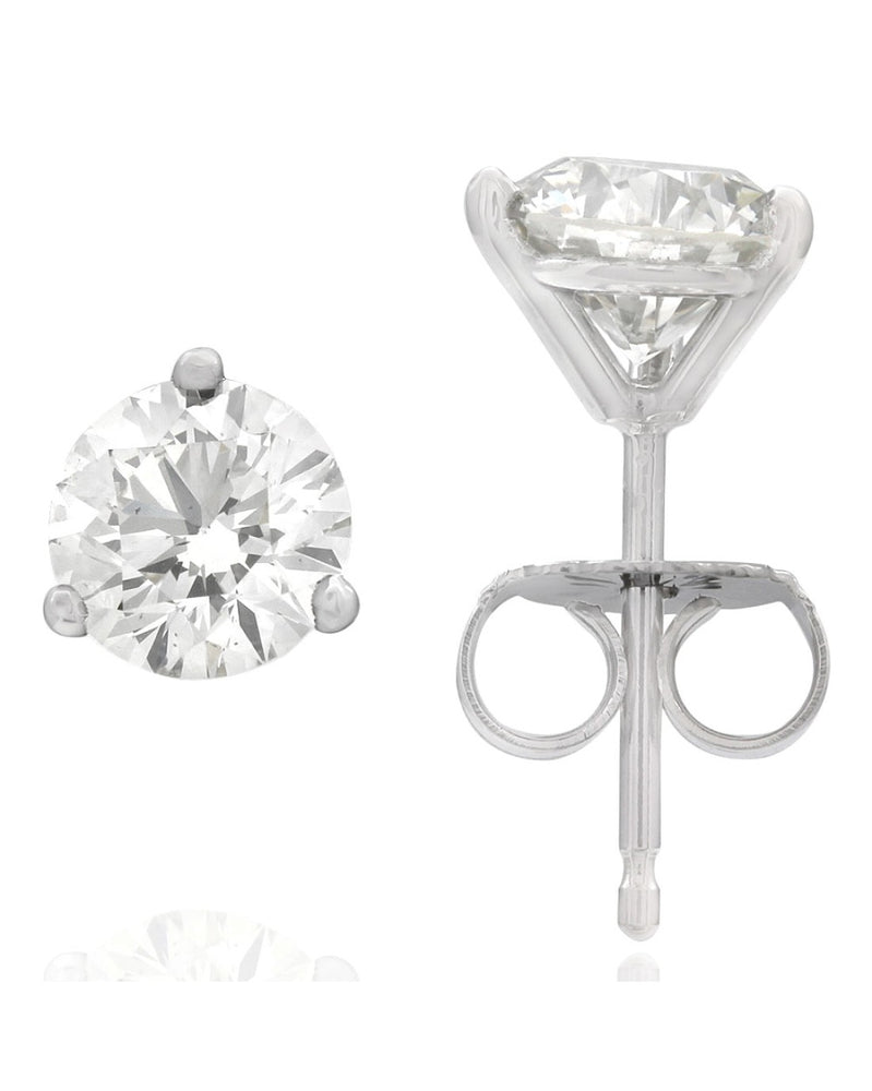 2.00ctw RBC Diamond Martini Stud Earrings