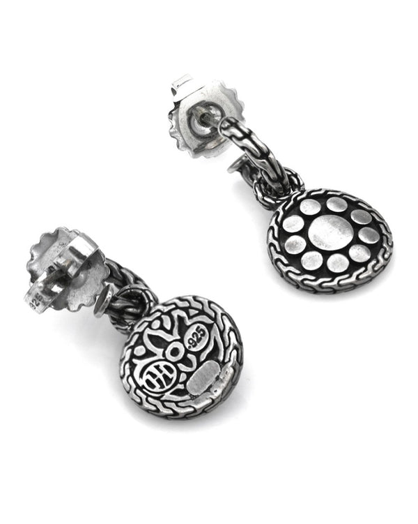 John Hardy Dot Door Knocker Earrings in Sterling Silver